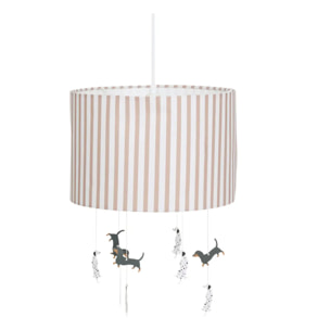 Suspension chiens Scott l.30cm