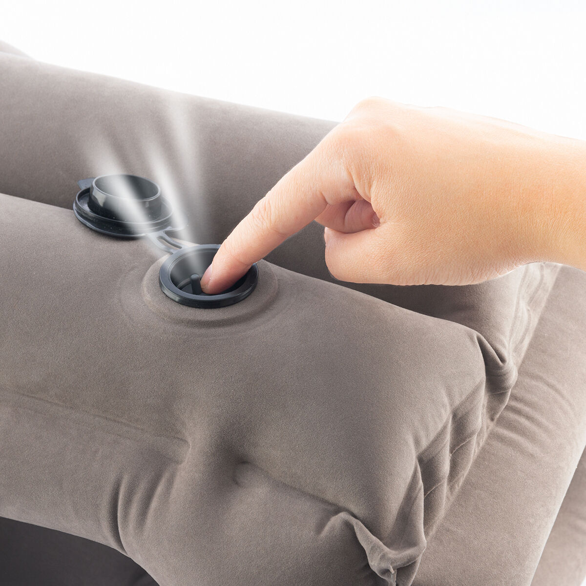 Oreiller de Voyage Gonflable Frontal Snoozy InnovaGoods