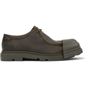 Zapatos de cordones - CAMPER Junction - Verde - Piel de ante