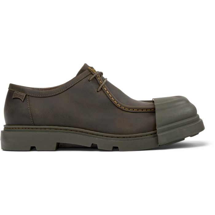 Zapatos de cordones - CAMPER Junction - Verde - Piel de ante