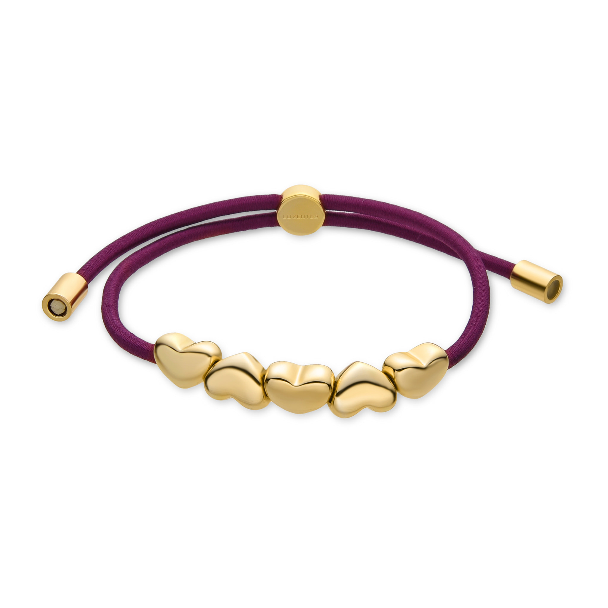 Coletero acabado en oro amarillo de 18k