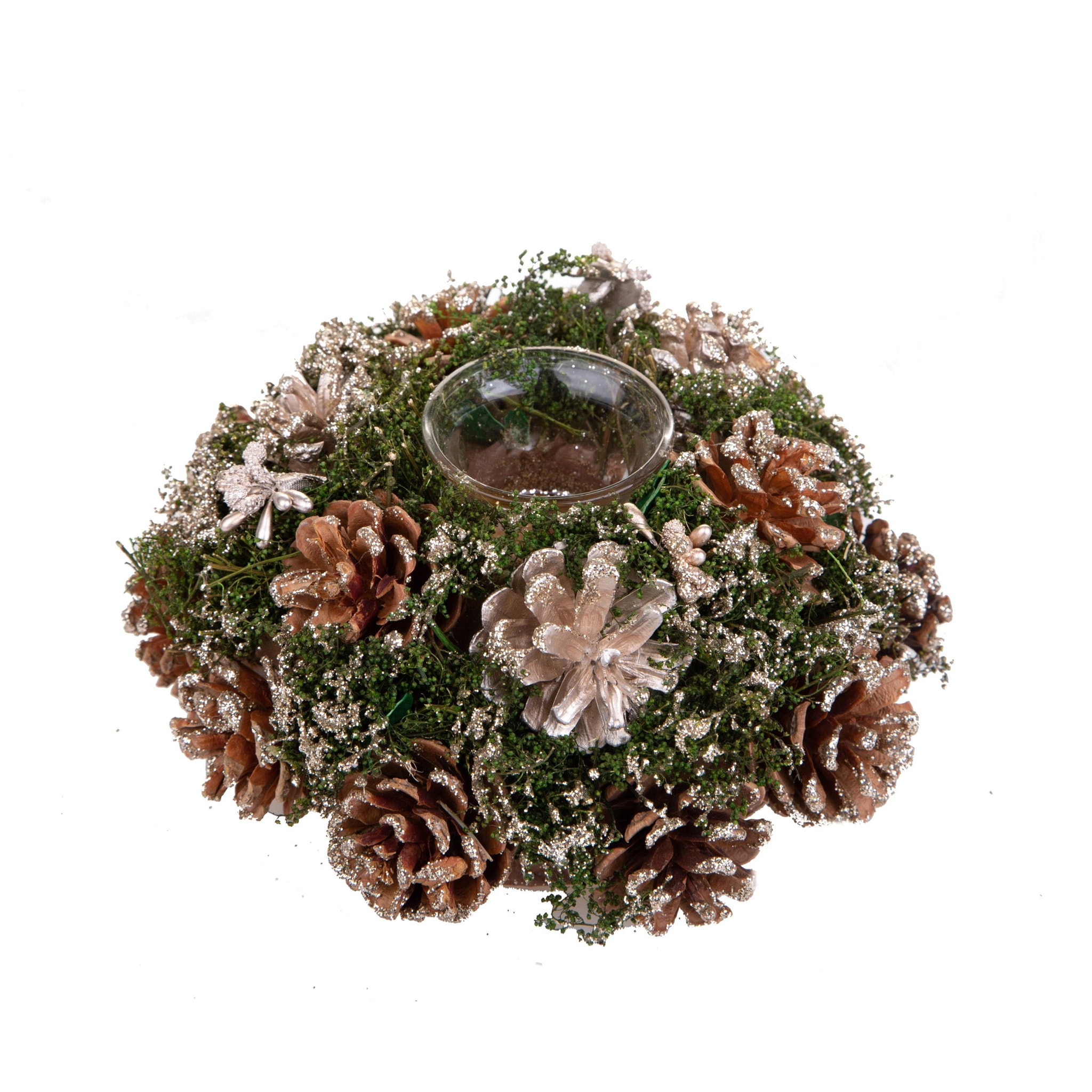 Portacandelacon pigne oro - Pezzi 4 - ORO - Bianchi Dino SpA