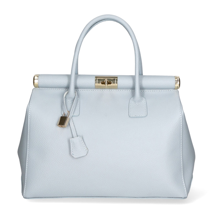 Borsa a mano da Donna Eleonora in Vera Pelle Made in Italy 26x35x16 cm