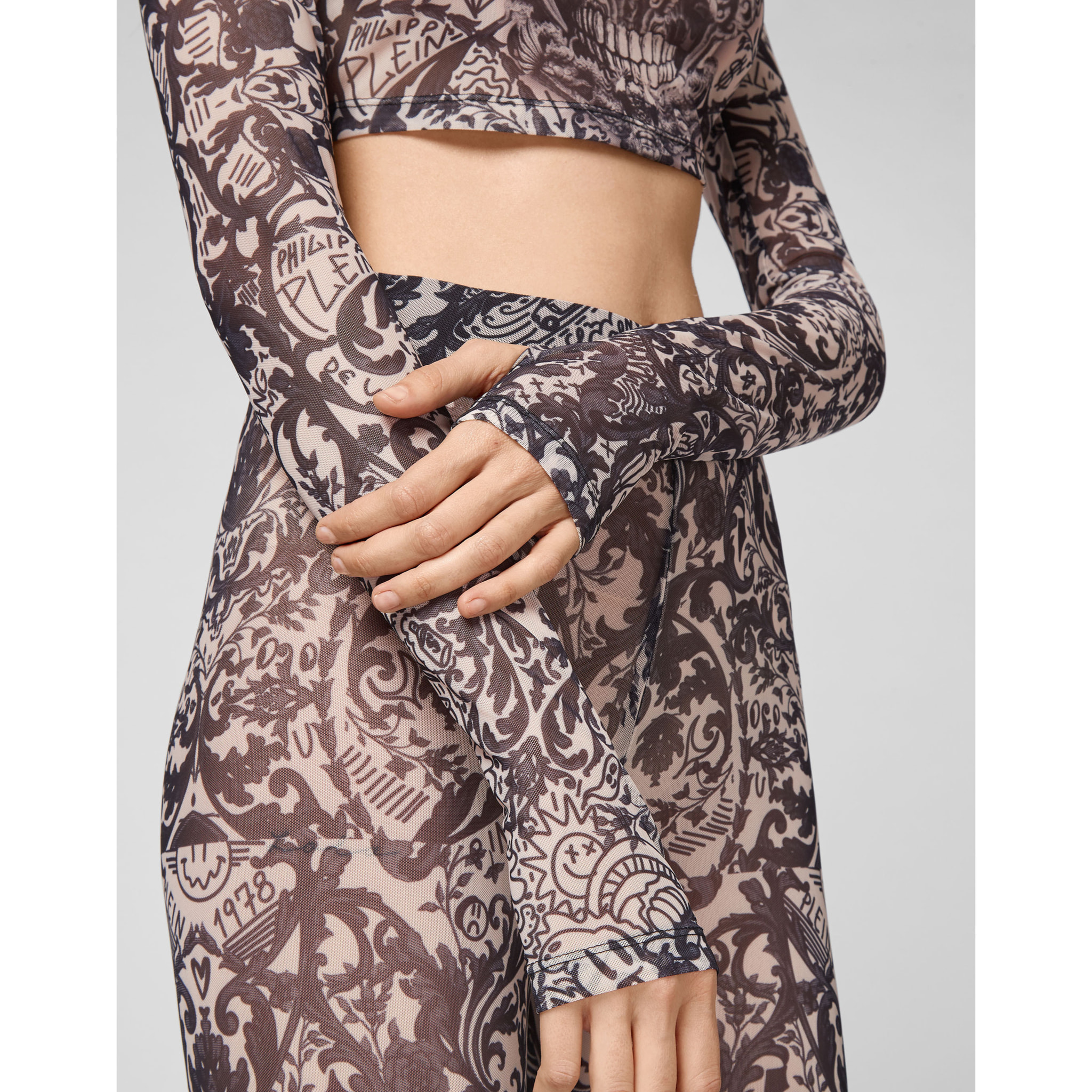 PHILIPP PLEIN Top a maniche lunghe NEW BAROQUE