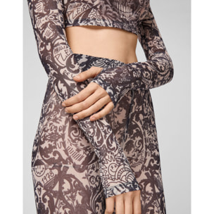 PHILIPP PLEIN Top a maniche lunghe NEW BAROQUE