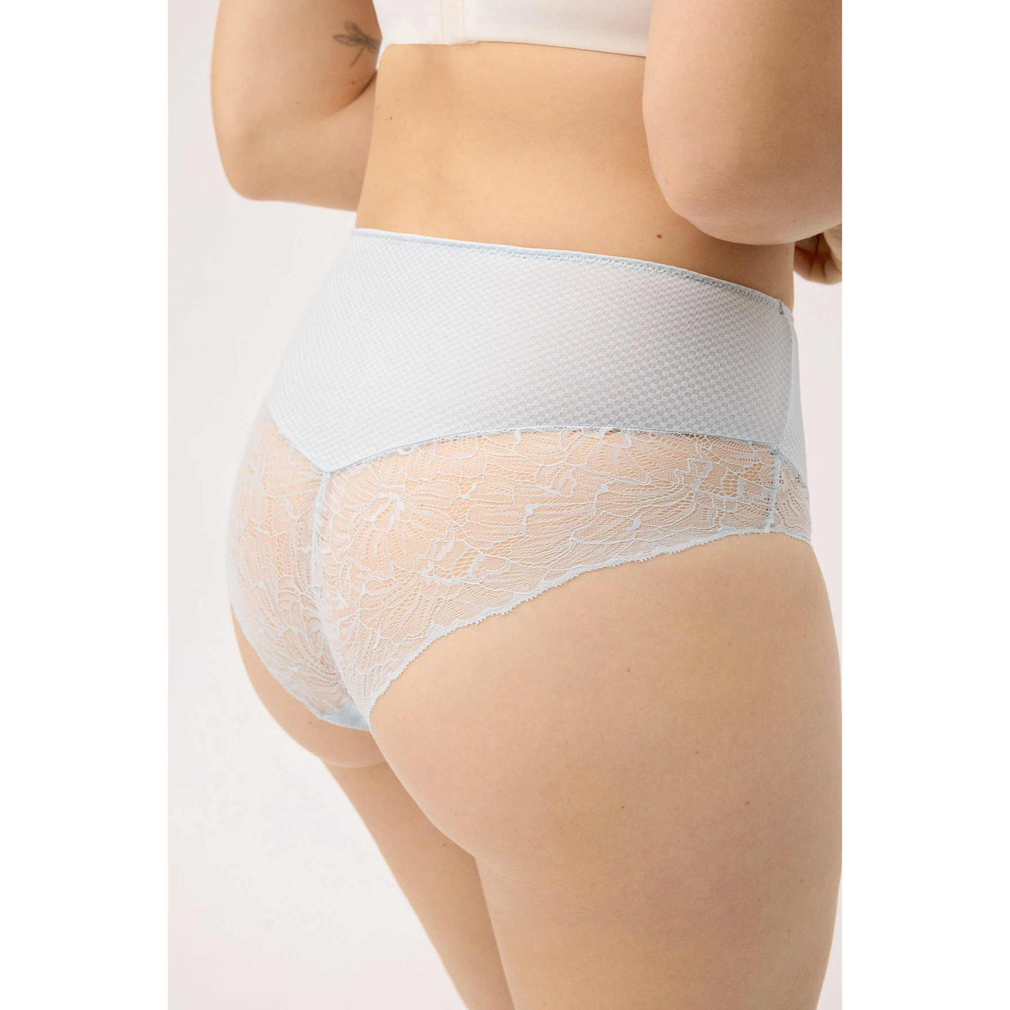 Slip vita alta donna Blu