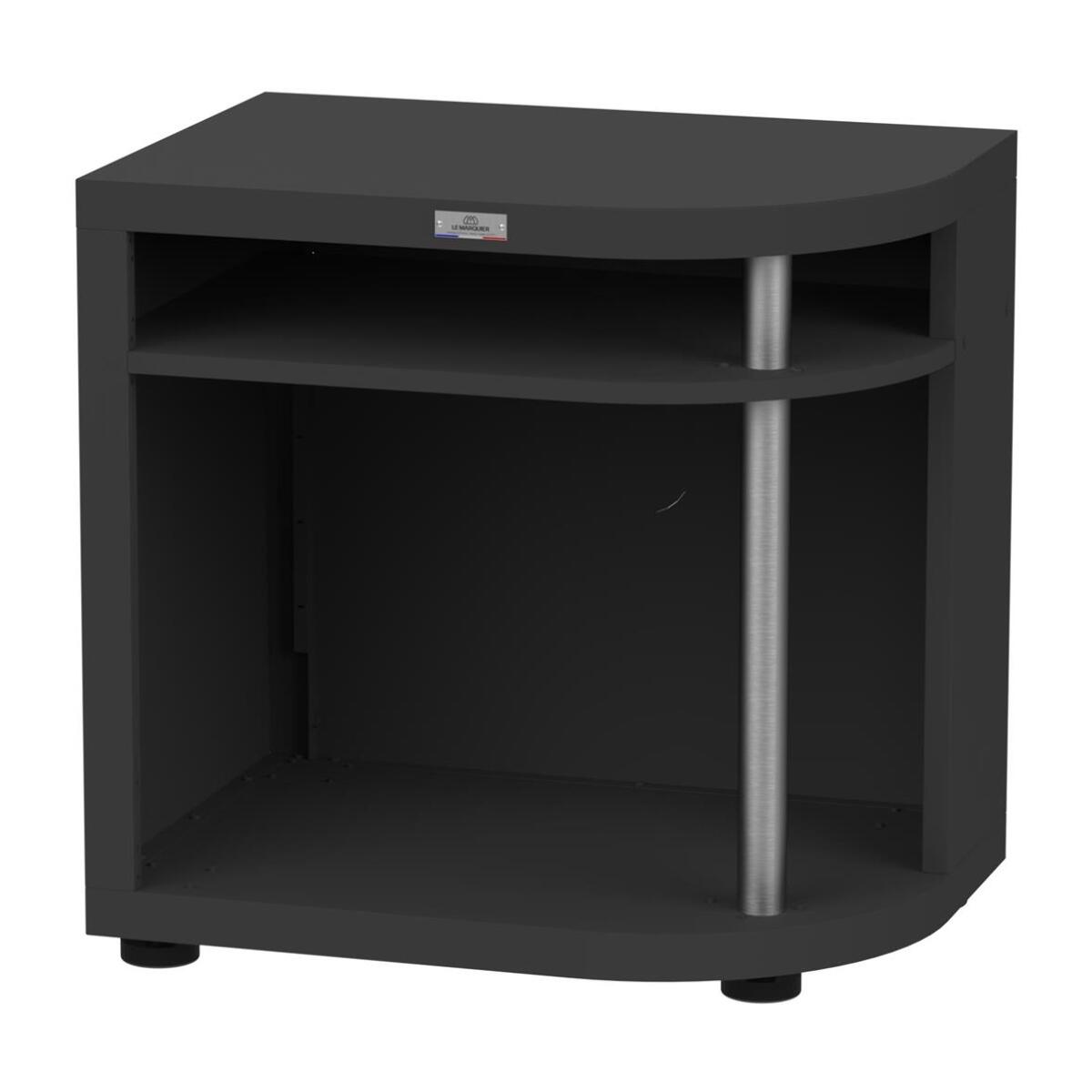 MEUBLE CUISSON ARRONDI DROITE, 80X55 CM NOIR - LE MARQUIER