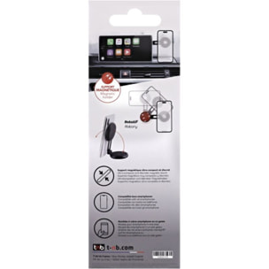 Support smartphone TNB Voiture tableau de bord aimanté noir