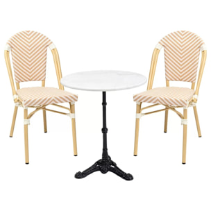 Ensemble de jardin Bistrot Montmartre beige Kare Design