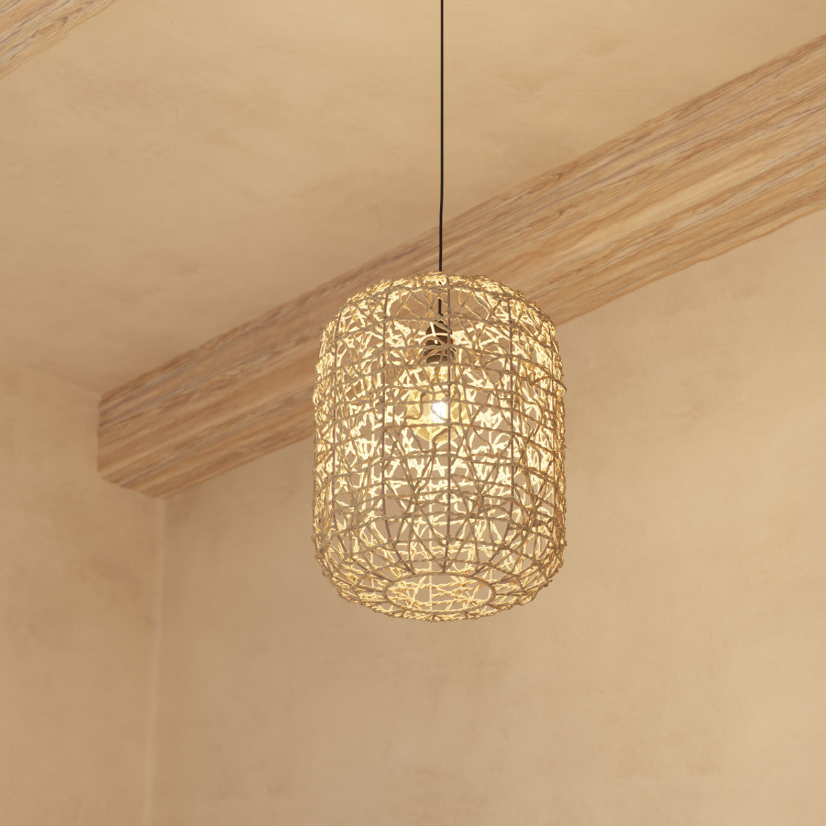 Suspension "Raahe" - métal et papier - D28 cm