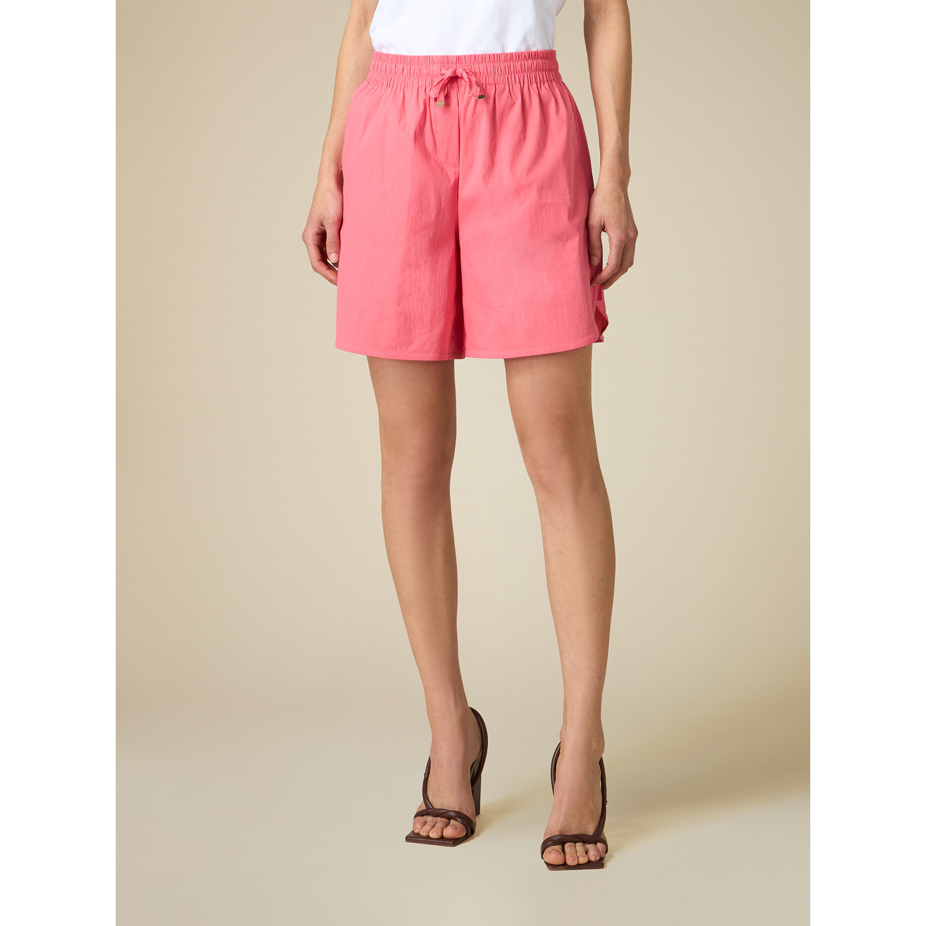 Oltre - Shorts in popeline - Rosa