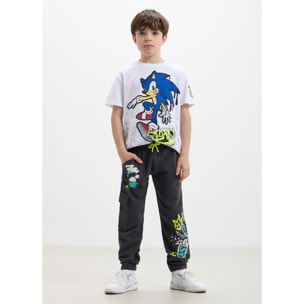 T-shirt stampa Sonic