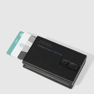 Piquadro Compact wallet porta monete con sliding system