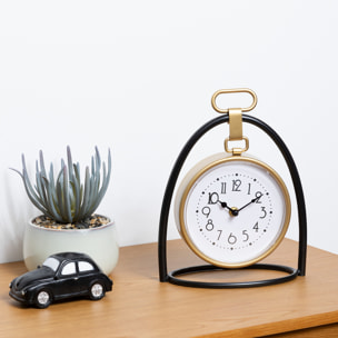 Horloge à poser "Lona" - métal 21x27 cm