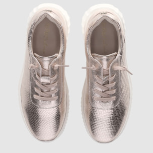 Zapatos de Piel - Rose - Tacón: Bajo