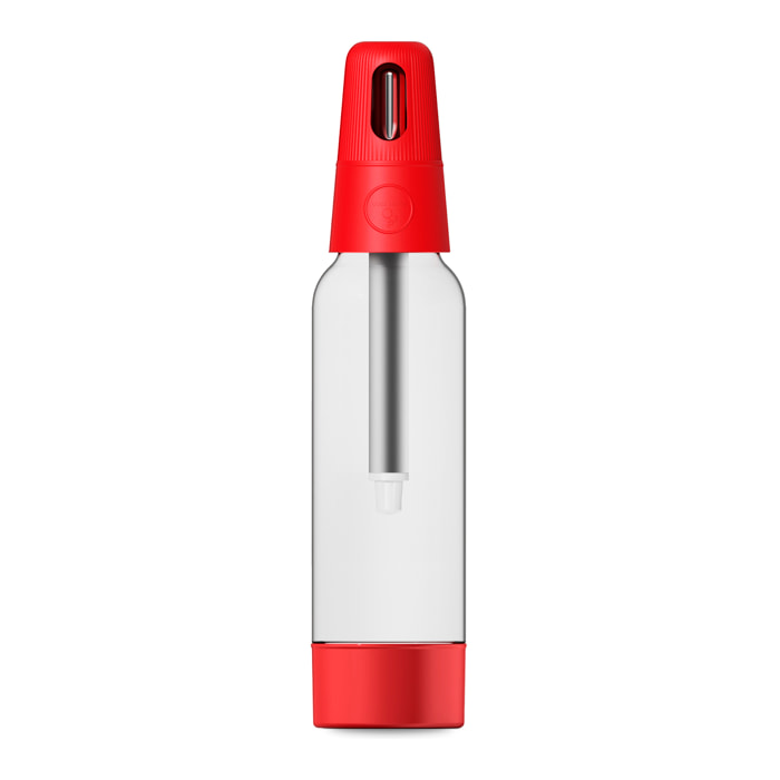 Máquina portátil KT-128A para preparar agua con gas y bebidas carbonatadas en casa. 1L de capacidad.