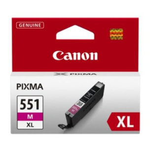 Cartouche d'encre CANON Originale CLI-551 XL Magenta Haute Capacité - 6446B001