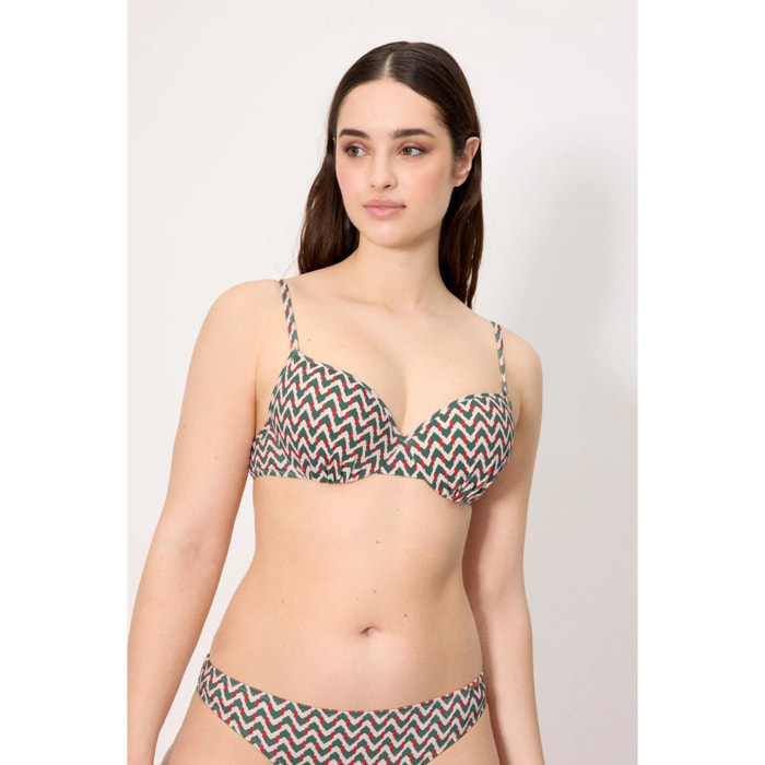 Top de bikini Verde