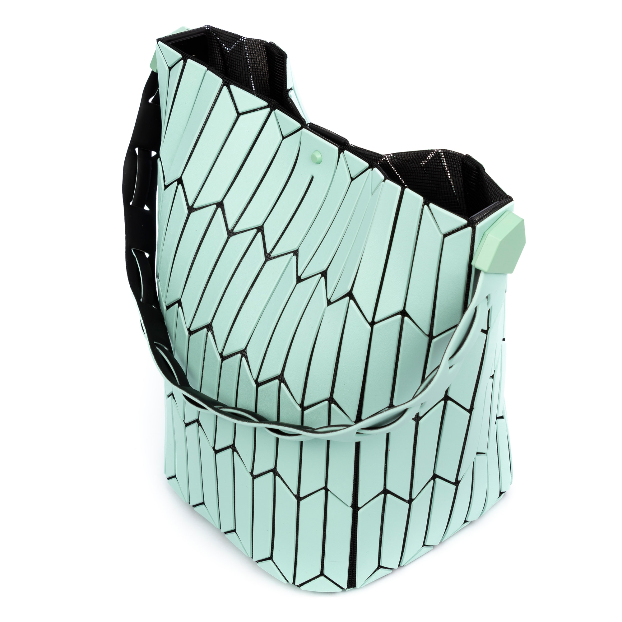 Arroscia borsa a spalla design geometrico.