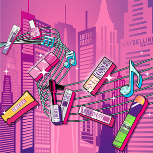 Maybelline New York Calendrier de l'Avent 2025 - 24 Produits Maquillage - Grand Format