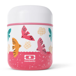 Lunch box isotherme Capsule 280ml rose Birds