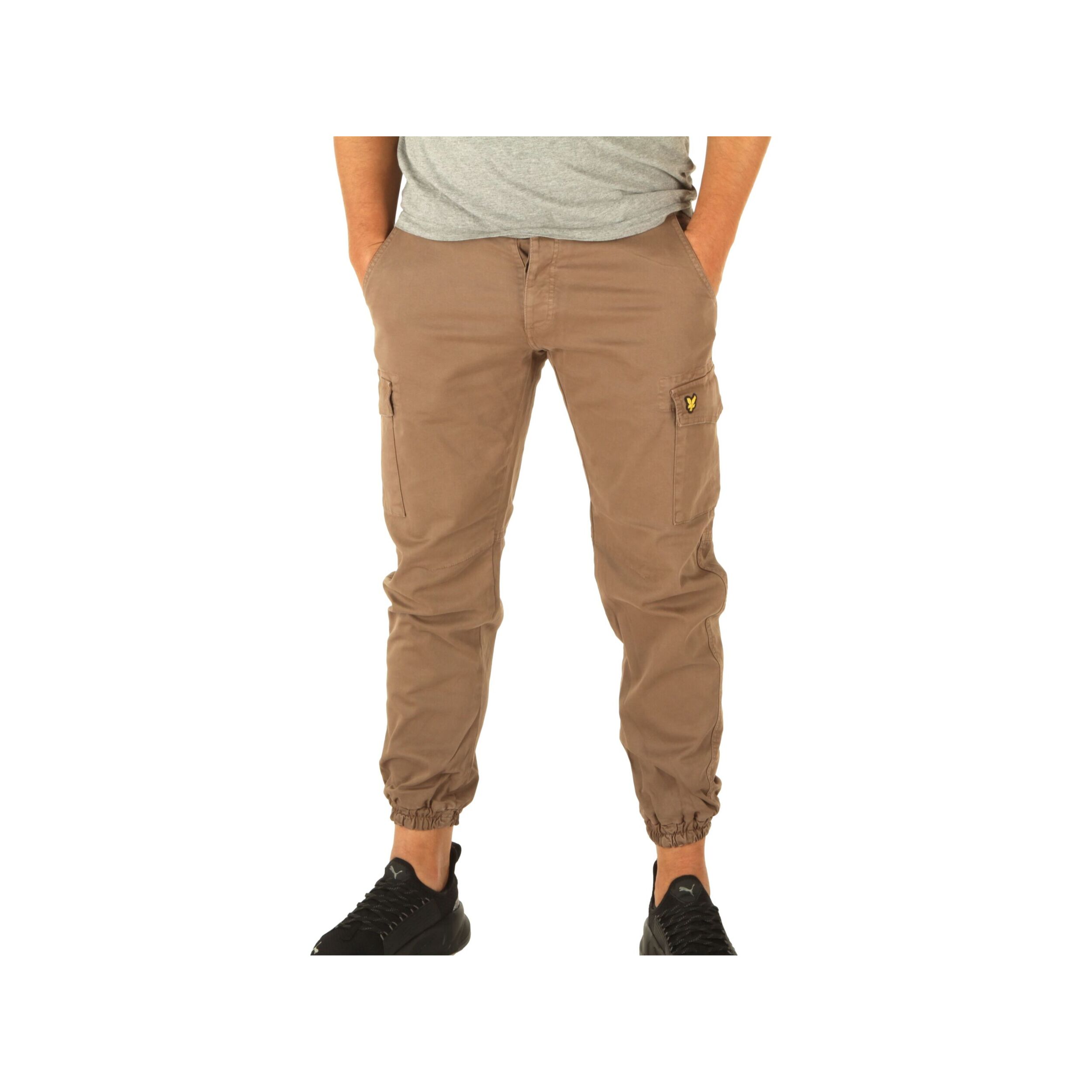 Pantaloni Lyle & Scott City Cargo Mud Marrone