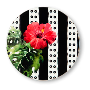 Set 6 sottobicchieri Excelsa – Tropical Chic, Dolomite Multicolore