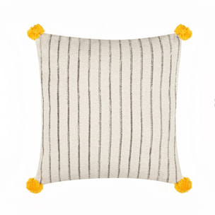 ORESTELUCHETTA Cuscino STRIPE-A YELLOW