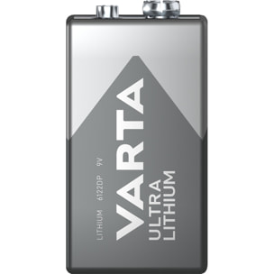 Varta - PILES ULTRA LITHIUM 9V blister de 1