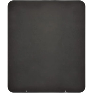 Pedana salvapavimento sotto stufa a legna e pellet in acciaio 70x60 cm