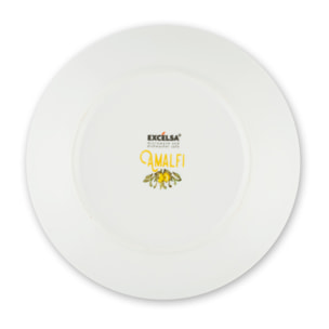 Service de table 18 pièces Excelsa – Amalfi, Porcelaine Multicolore