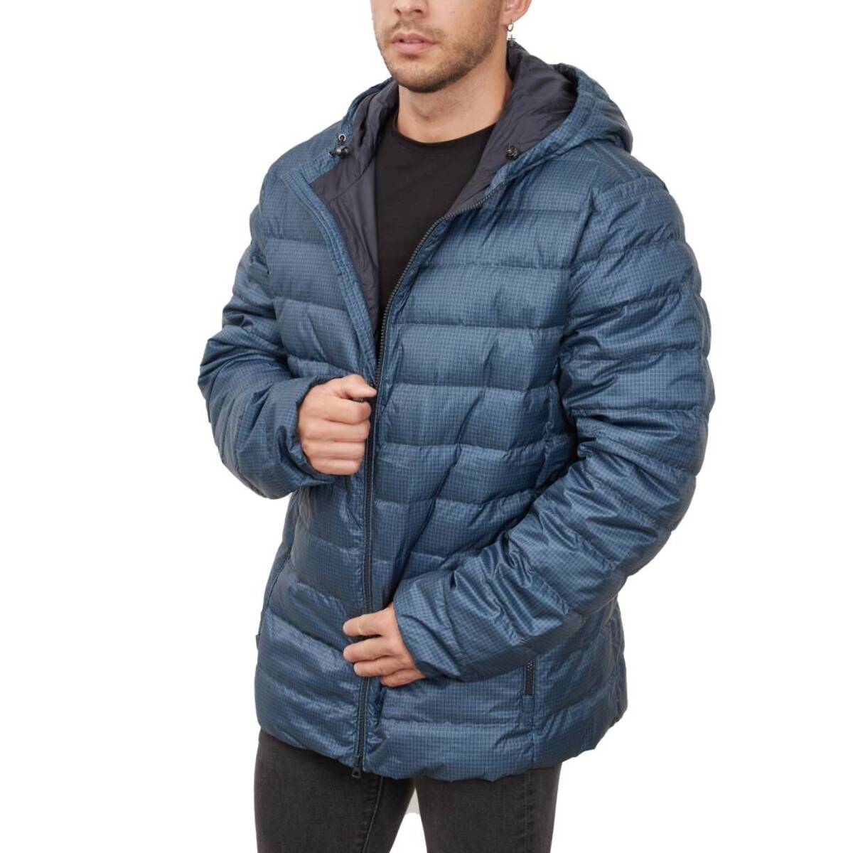 Abrigos Hombre de la marca GEOX  modelo M2625B T2949 M DERECK HOOD JACKET AZUL