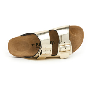 SANDALO CON ZEPPA BILLOWY DORATO