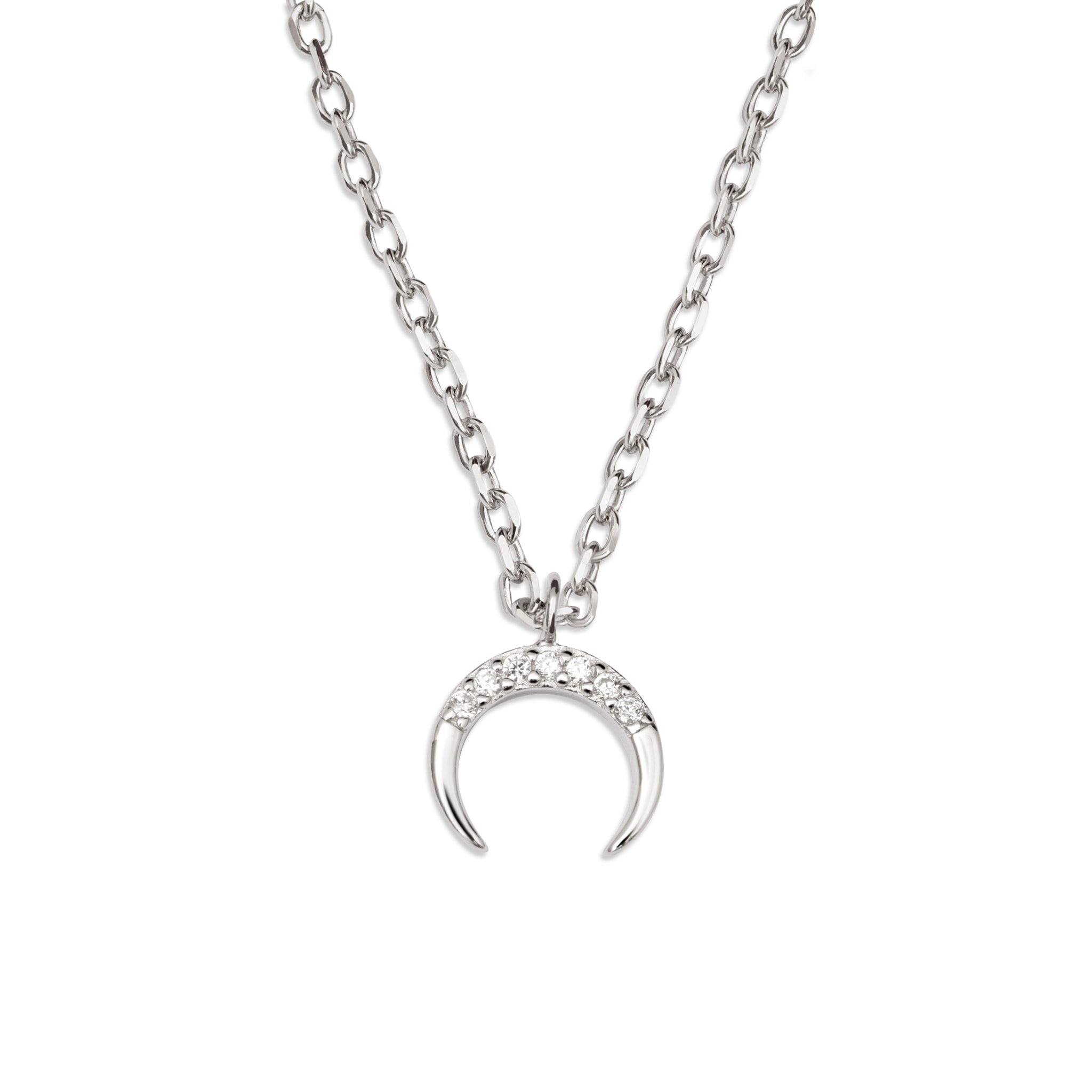 Collar Lunera Plata