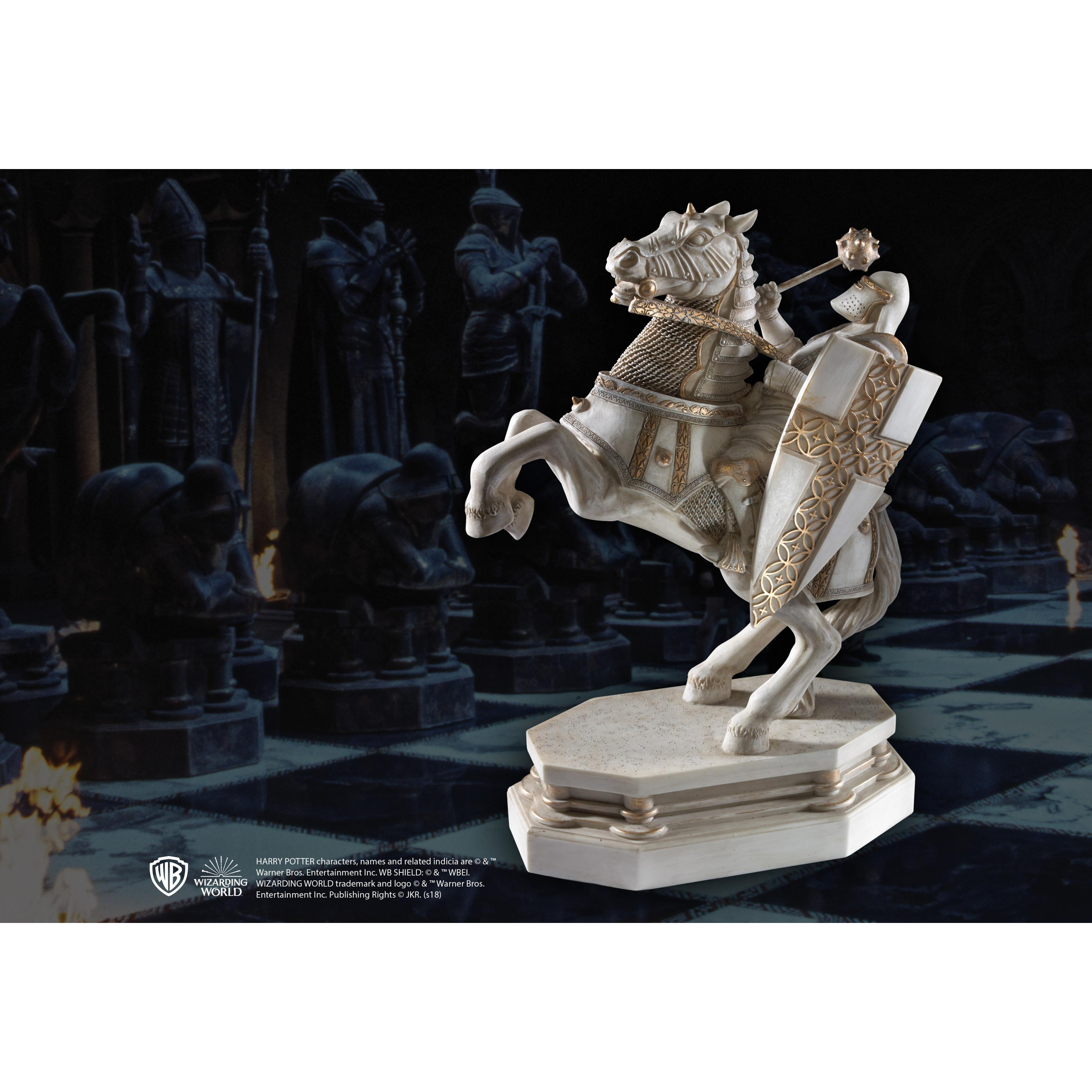 Harry Potter Fermalibri Statua / Pedina Cavaliere Bianco Noble Collection