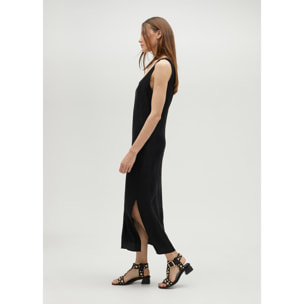 Vestito midi con spalline