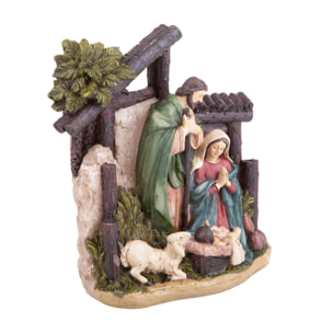 NativitÃ con Palma 16 cm - Pezzi 4 - Colore:Multicolore - Bianchi Dino - -