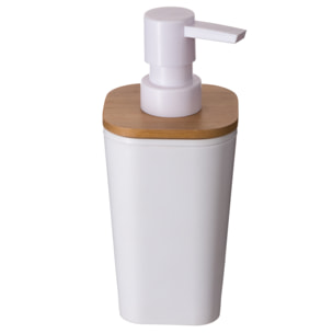 Dispensador de jabón blanco natureo