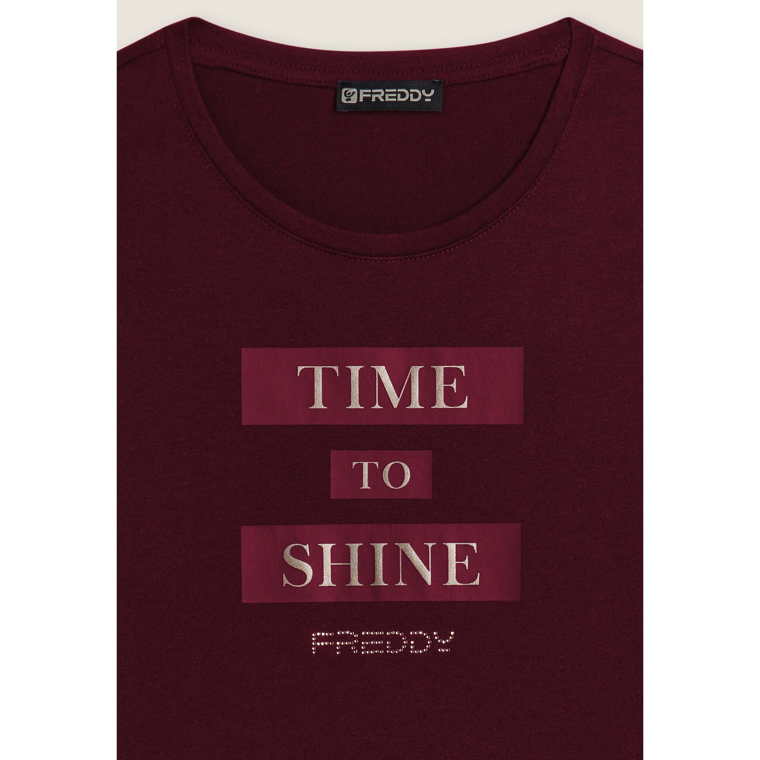 T-shirt da donna con grafica e slogan motivazionale