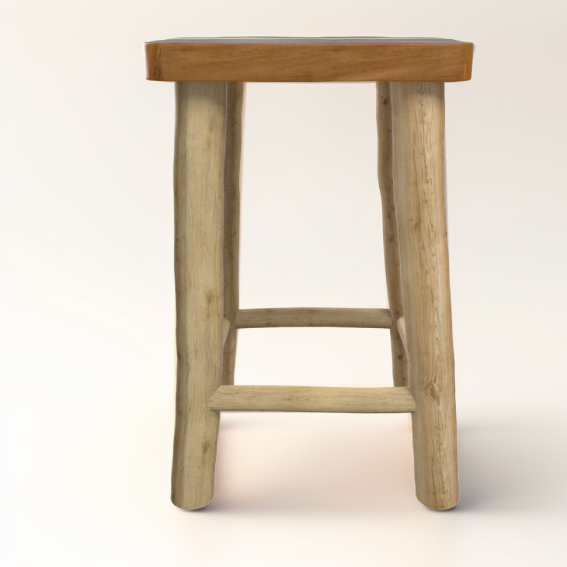 Tabouret 45.5 cm en teck - Ika