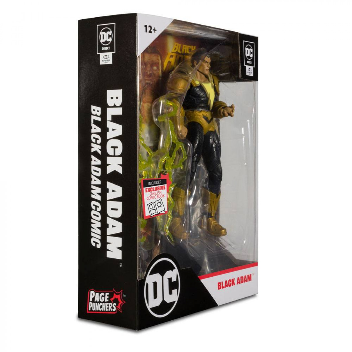 Dc Black Adam Page Punchers Action Figura Black Adam 18 Cm Mcfarlane Toys