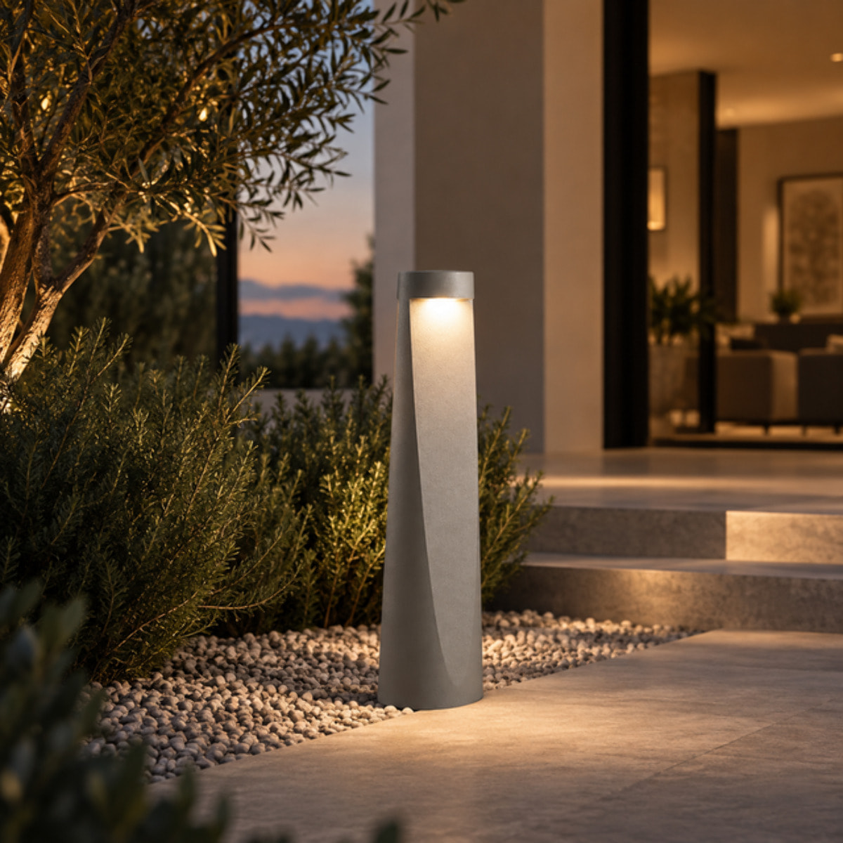 EDDIE Paletto da terra Grigio
