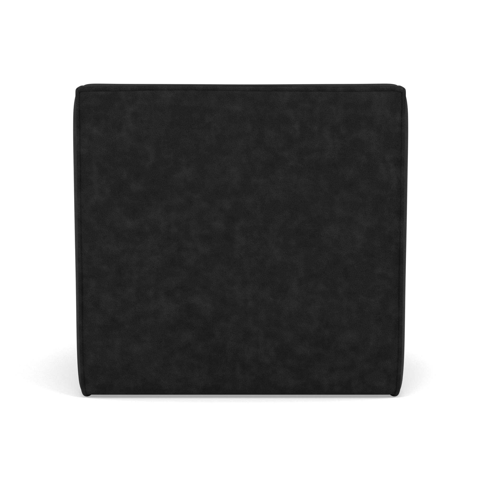 Alya - module d'assise sans accoudoir en simili - Noir