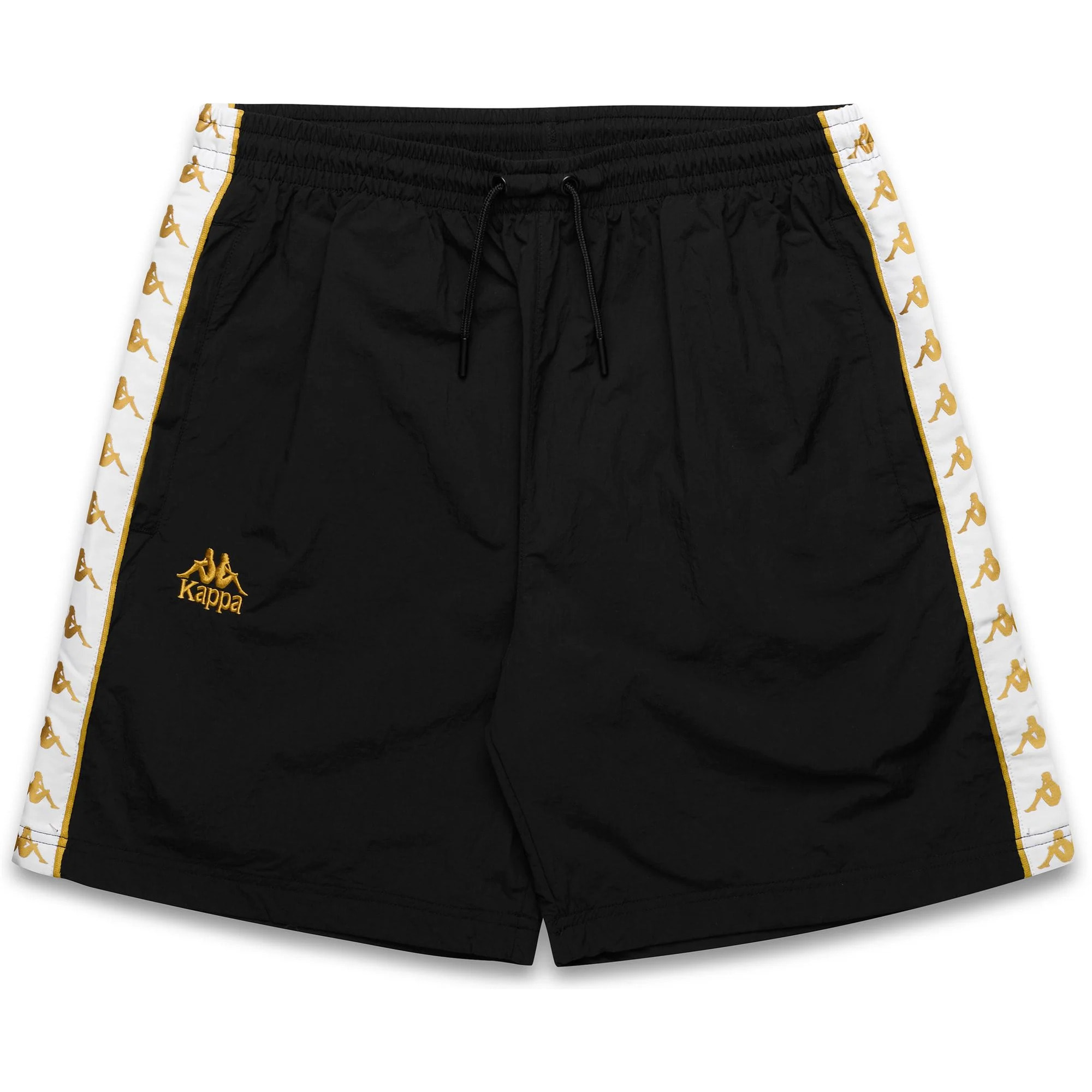 Kappa - Pantaloni Corti Uomo Nero - 222 Banda Nardo