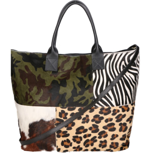 Borsa a mano da donna - Modello Ivony - Vera pelle - 45.0 x 35.0 x 9.0 cm