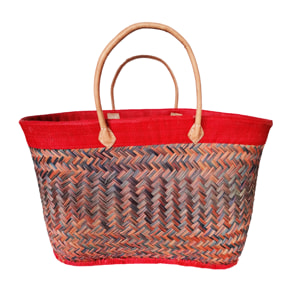 Panier artisanal Antaly GM Rouge