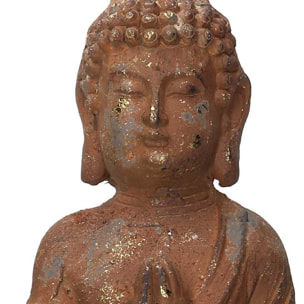 Buddha in resina bronzo cm28x20,5h38,5