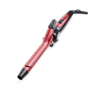 Arricciacapelli Icurl Proceramic Plus 19 - Nero E Bordeaux - 25W