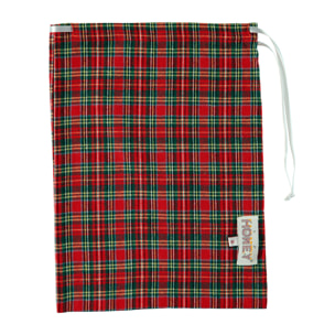 PACK Pigiama leggero mamma e bimba DONNA BAMBINA scozzese rosso