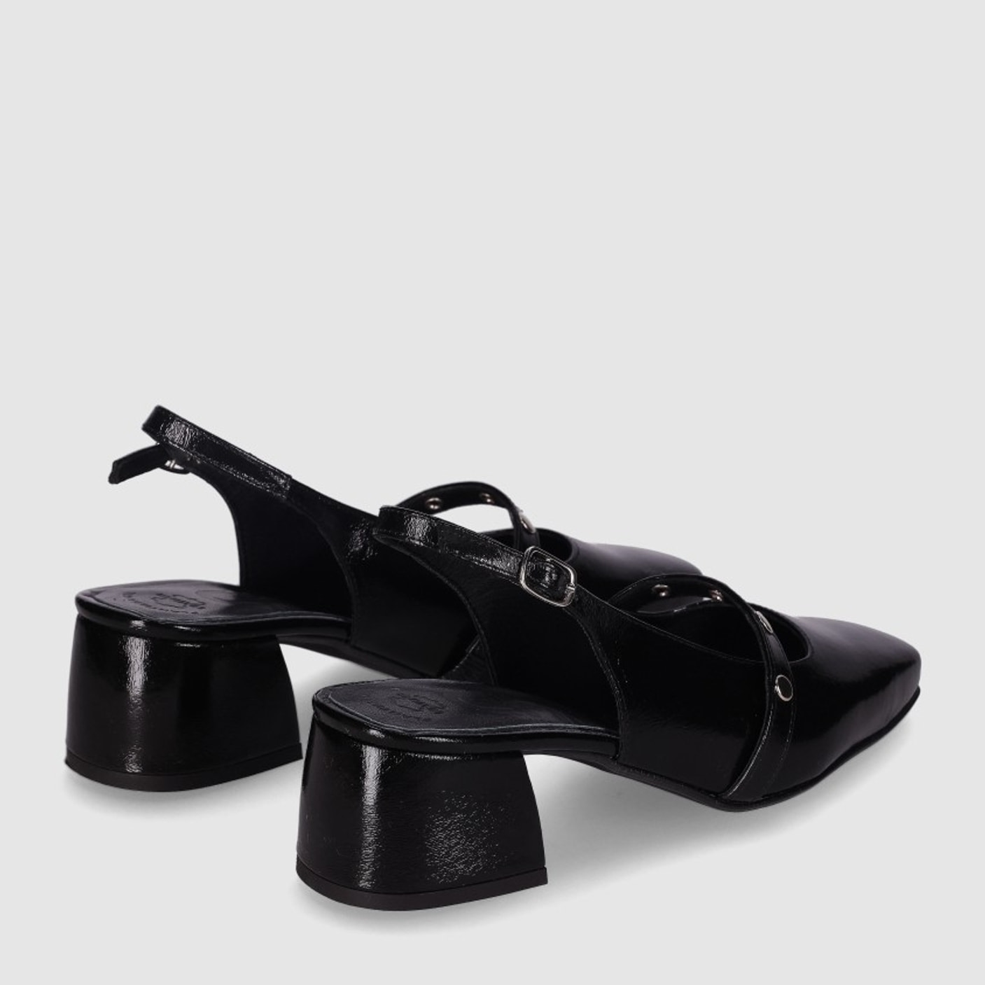 Zapatos - Negro - Tacón: 3 cm